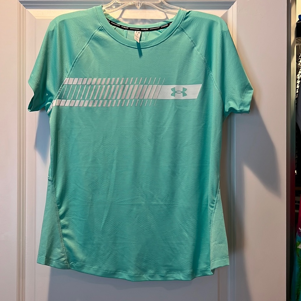 Under Armour dri fit shirt sleeve top Sz Lrg